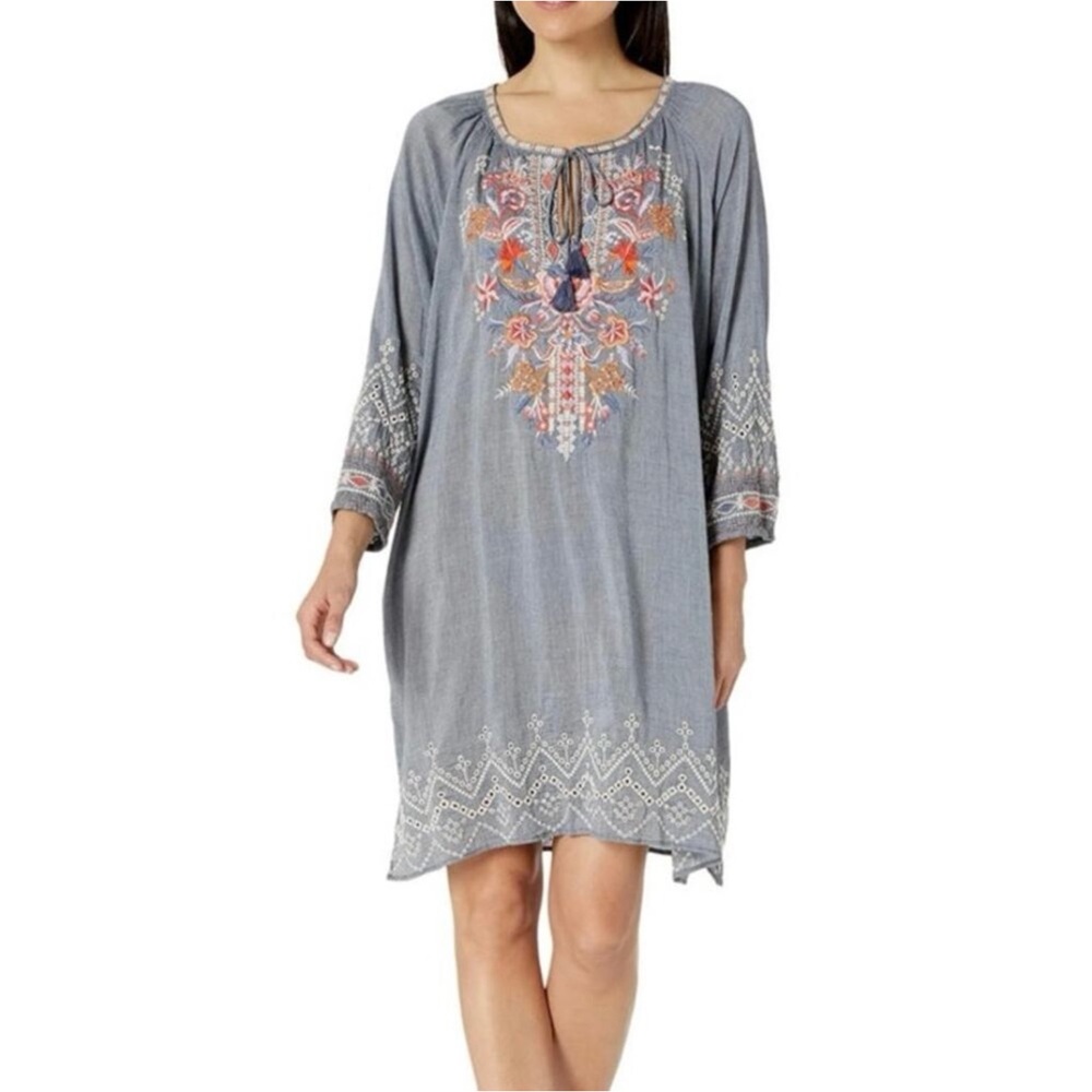 Jonny Was Workshop | Ellington Peasant Embroidered Dress